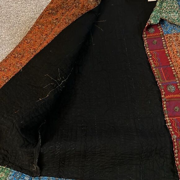 Vintage Chico’s Patchwork Vest - Picture 4 of 6